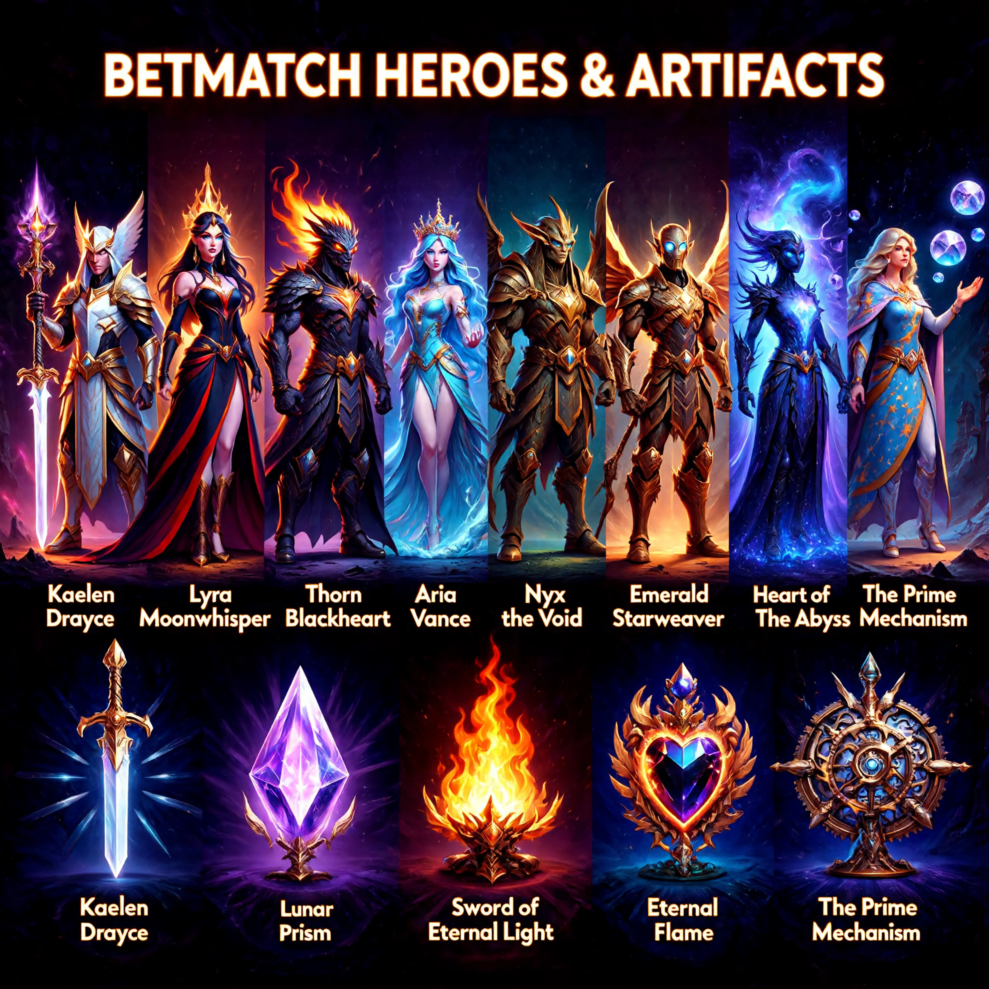 betmatch karakter koncepció